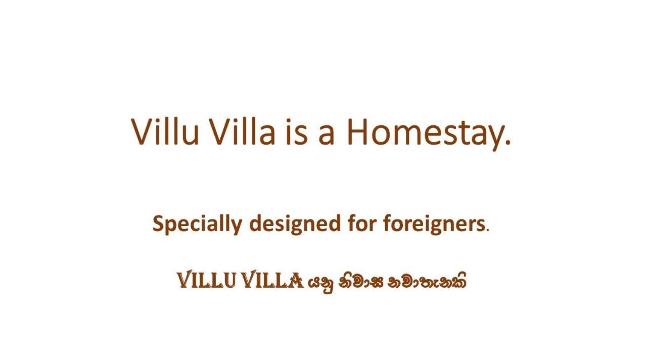 אנוראדפורה Villu Villa מראה חיצוני תמונה